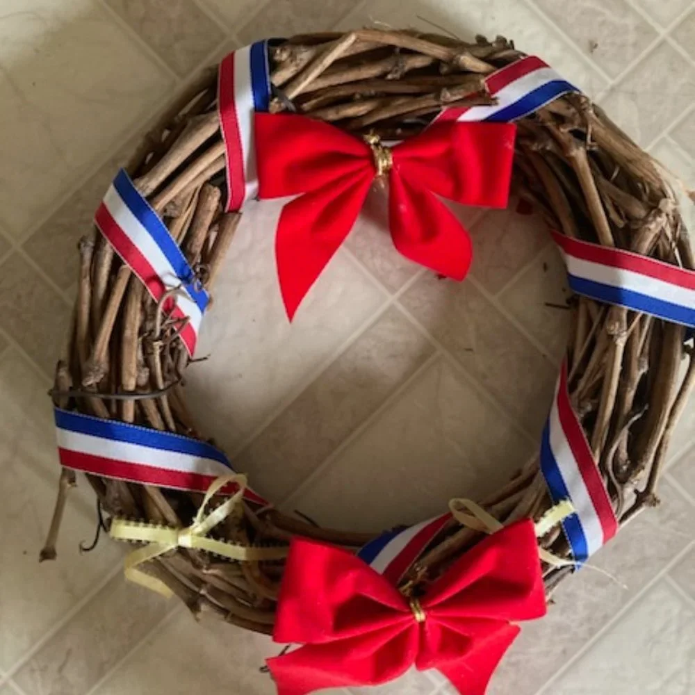 5/20 🔴4 Th Of July Wreath Handmade